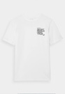 Koszulka Męska 4F T-shirt Biały Logo