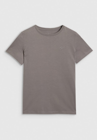 Koszulka Chłopięca 4F T-shirt Z Logo Antracyt 4FJWAW25TTSHM2399