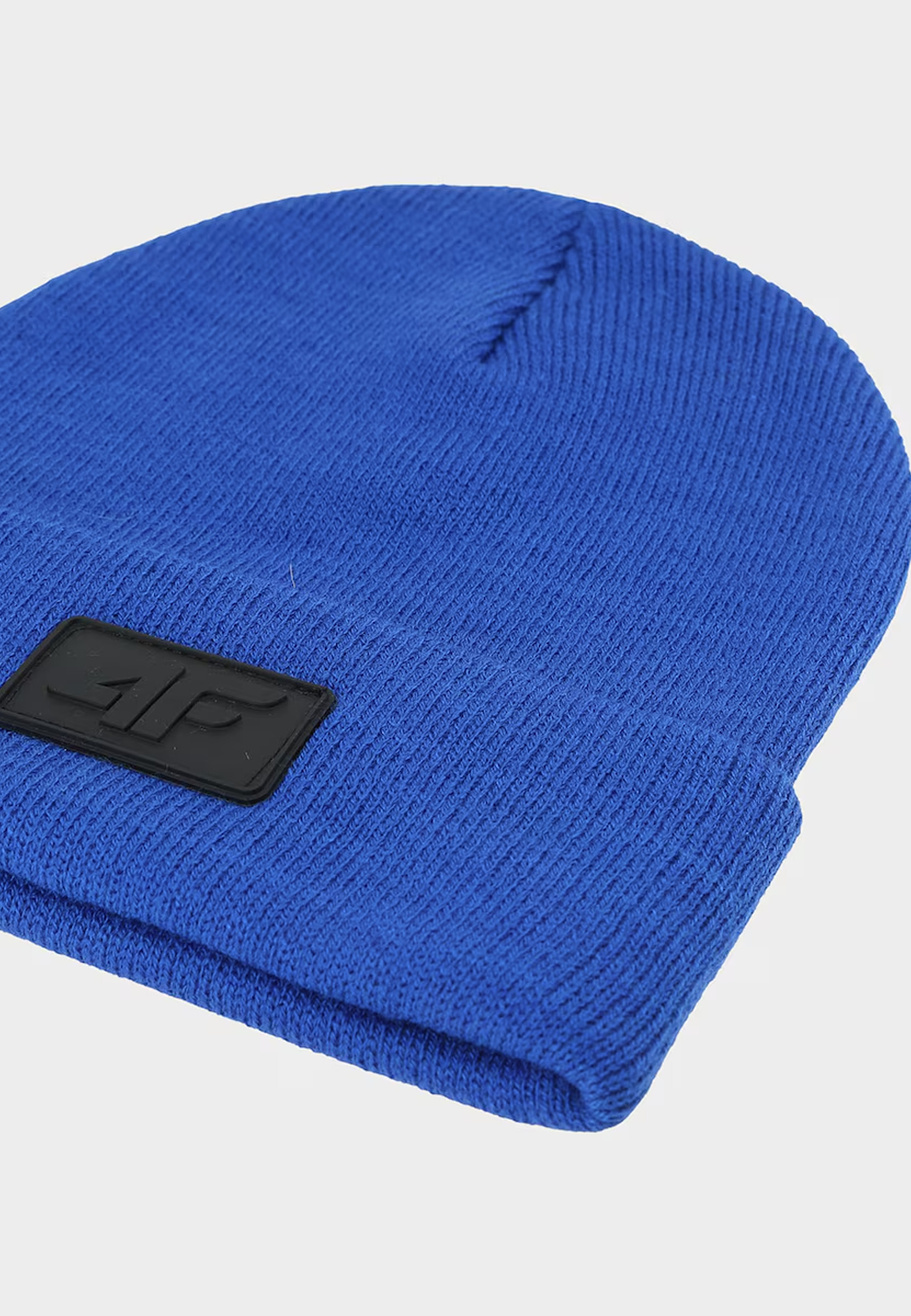 Czapka Dziecięca 4F Zimowa Beanie Niebieska 4FJWAW24ACAPU446