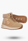 Botki Damskie Buty Zimowe Wygodne Ocieplane Stylowe na Zamek Khaki SJ2552-2