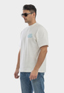 Koszulka Męska Oversize T-Shirt Ecru z nadrukiem Limoncello