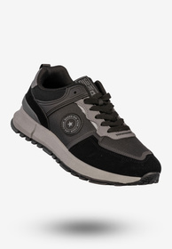 Sneakersy Męskie BIG STAR Buty Sportowe Półbuty Czarne SS174062