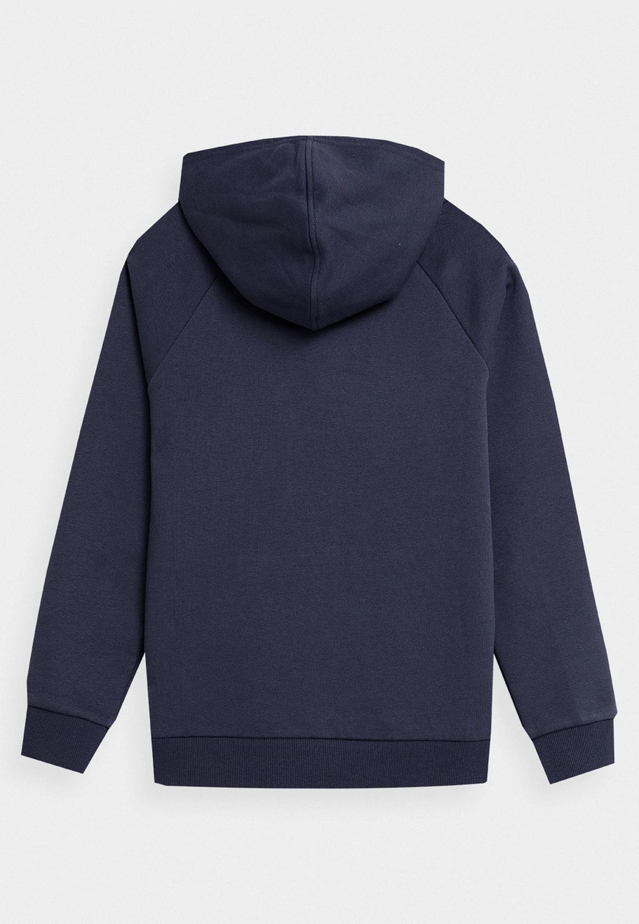Bluza Chłopięca 4F z kapturem granatowa