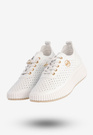 Sneakersy Damskie Ekoskóra Buty Na Platformie Półbuty Białe MSMG TL551-9