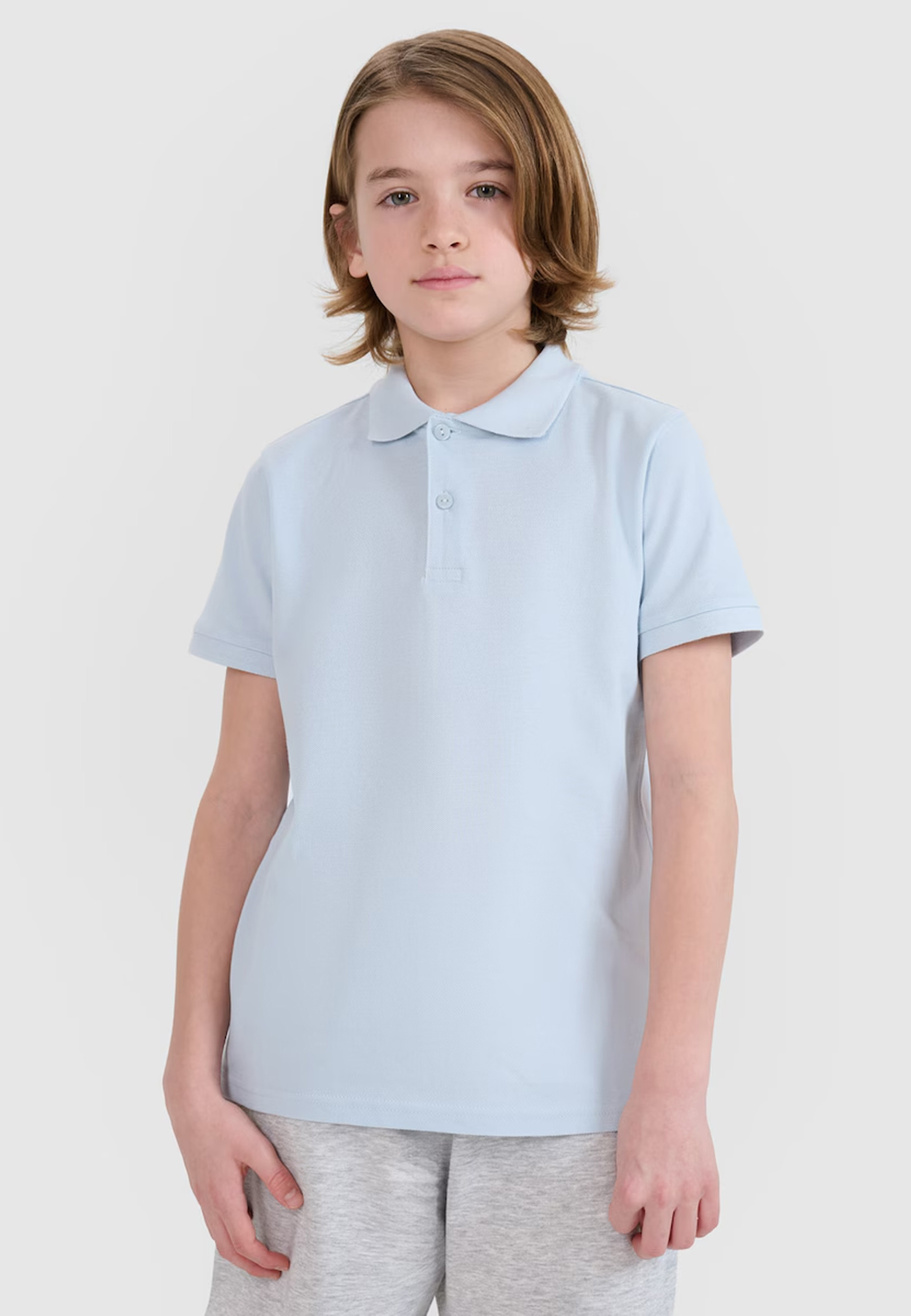 Koszulka Dziecięca 4F T-shirt Polo Z Kołnierzem Granatowy 4FJWMM00TPTSU513