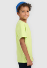 Koszulka Chłopięca 4F T-shirt Z Logo Sportowy Casual Jasny Zielony 4FJWSS26TTSHM3006