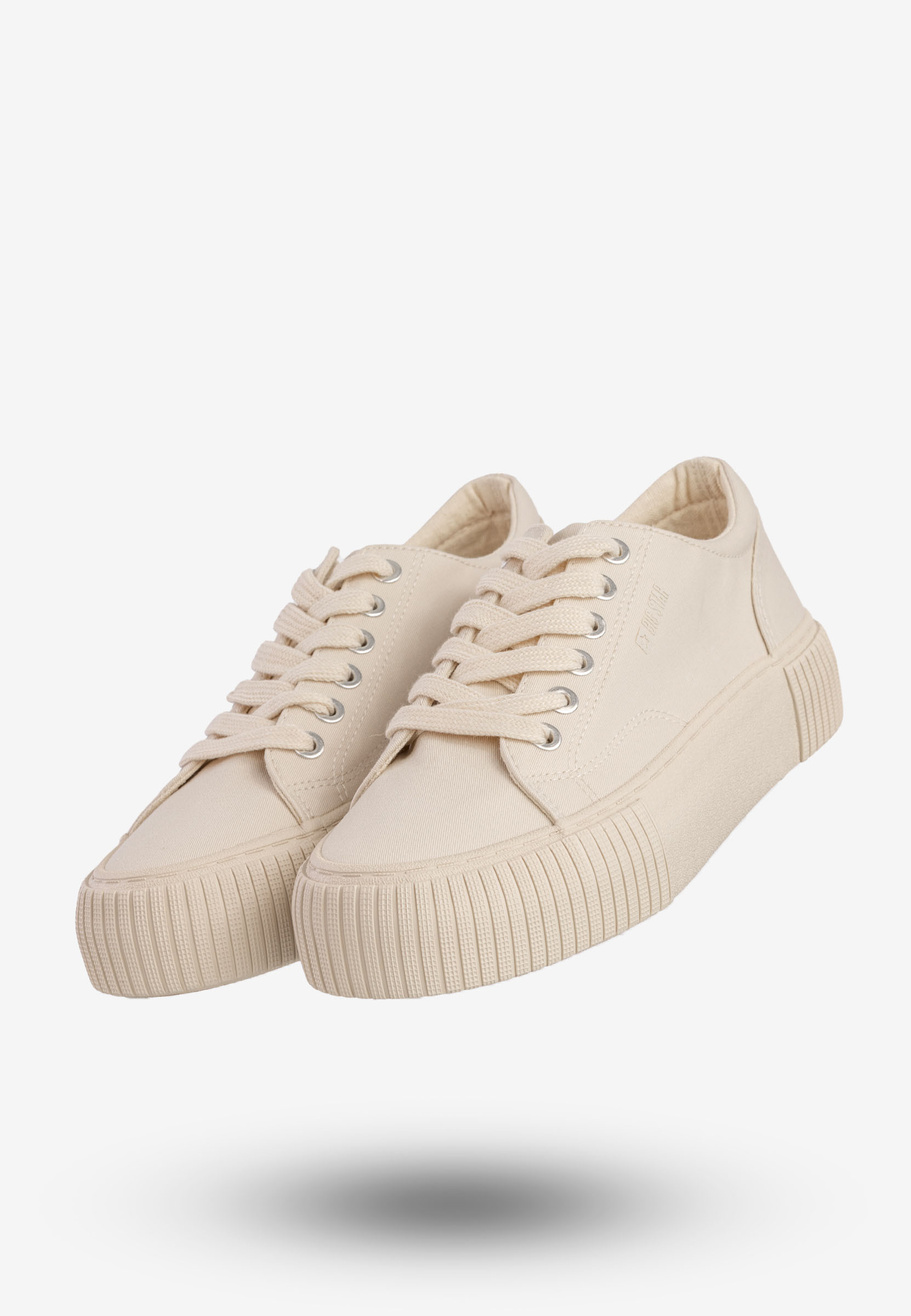 Trampki Damskie BIG STAR Buty Sportowe Niskie Beżowe RR274407