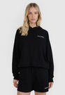 Bluza Damska 4F Nieocieplana Oversize Nierozpinana Z Kapturem Czarna 4FWSS24TSWSF1003