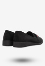 Mokasyny Damskie Buty Eleganckie Wygodne Czarne Goodin GD-FL325