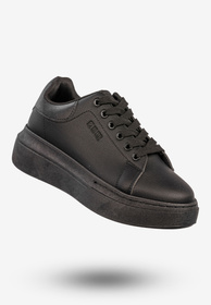 Sneakersy Damskie BIG STAR Buty Półbuty Sportowe Na Platformie Czarne SS274244