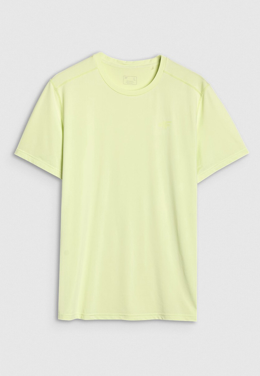 Koszulka Męska 4F T-shirt Treningowy Szybkoschnący Zielony 4FWSS25TFTSM1343