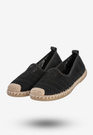 Espadryle Damskie Ażurowe Buty Casual Półbuty Letnie Czarne DD3011-1