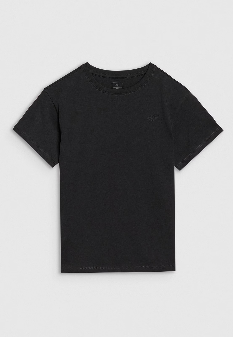 Koszulka Dziewczęca 4F T-shirt Czarny 4FJWMM00TTSHF2332