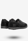 Półbuty Damskie Buty Skórzane Sneakersy Czarne DK FJL160083
