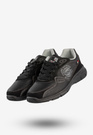 Sneakersy Męskie McBraun Ekoskóra Buty Sportowe Czarne 24MN03-6754