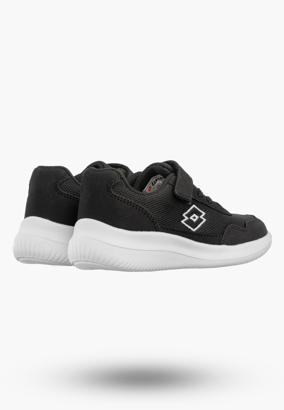 Sneakersy Dziecięce Lotto Buty Sportowe Na Rzepy CONNECT Czarne