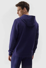 Bluza Męska 4F Z Kapturem Ocieplana Nierozpinana Sportowa Granatowa 4FWSS24TSWSM0950