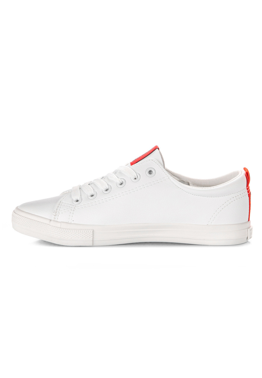 Trampki Damskie BIG STAR SHOES Białe Eko Skóra DD274685