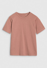 Koszulka Damska 4F T-shirt Regular Basic Casual Bawełna Brązowy 4FWSS25TTSHF1991