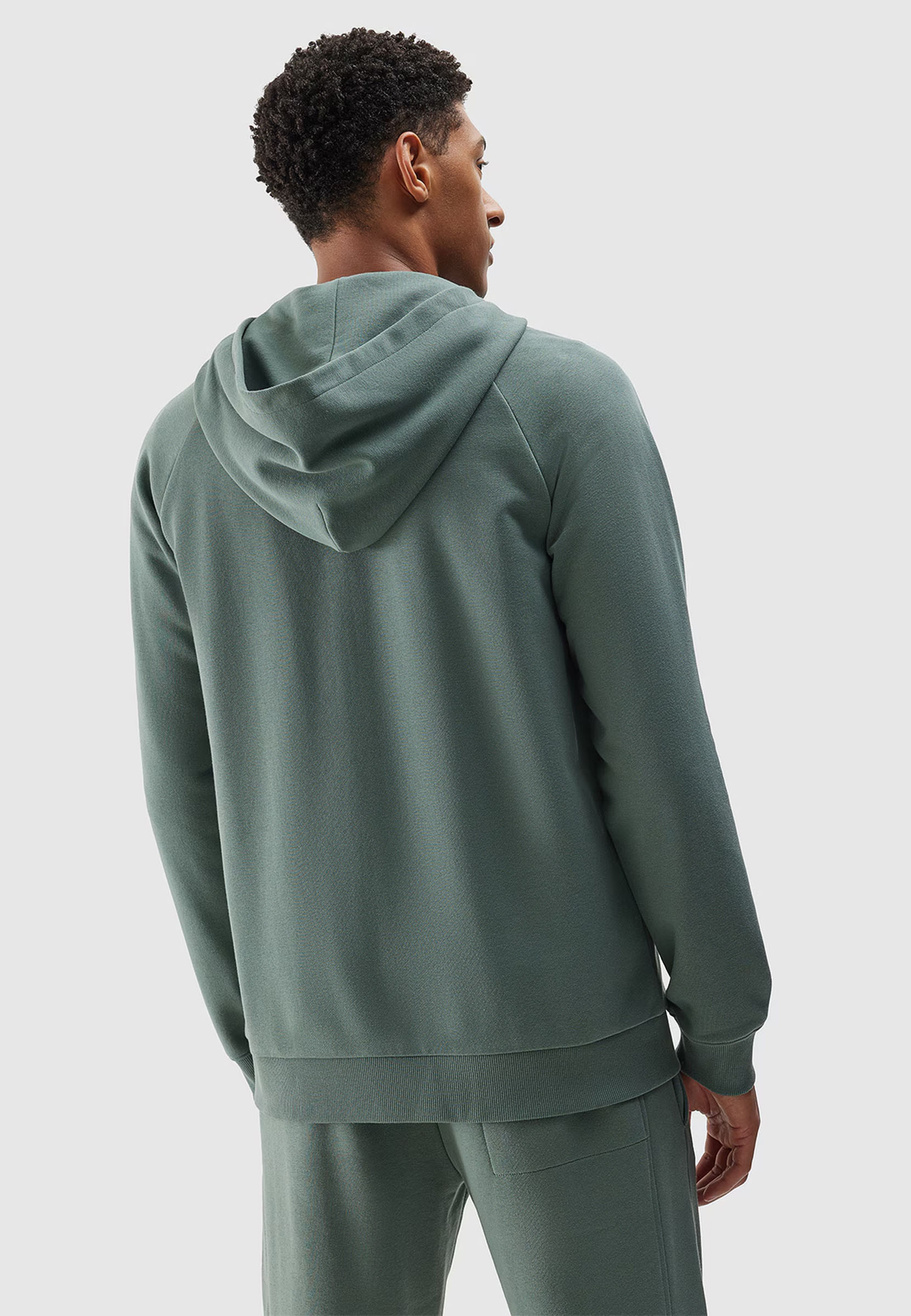 Bluza Męska 4F Khaki Rozpinana Sportowa 4FWSS24TSWSM1011
