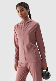 Bluza Damska 4F Sportowa Rozpinana Szybkoschnąca Treningowa Różowa 4FWSS24TFSWF270