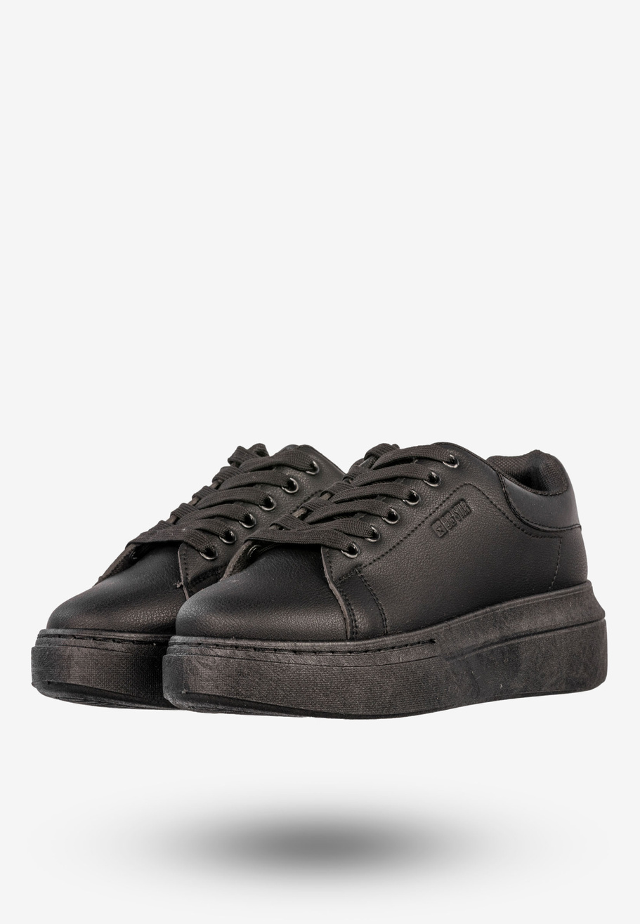 Sneakersy Damskie BIG STAR Buty Półbuty Sportowe Na Platformie Czarne SS274244