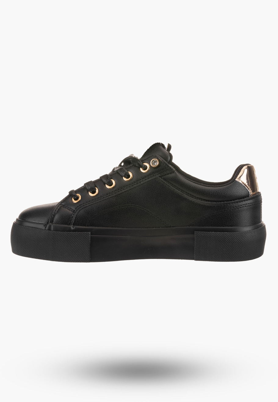 Buty Damskie BIG STAR Czarne Trampki NN274209