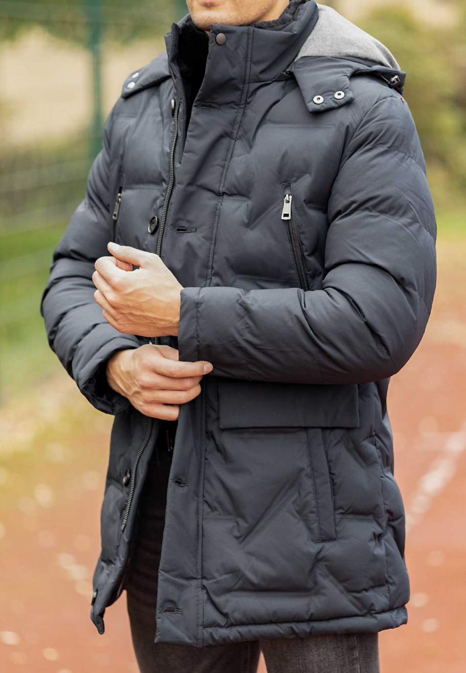 Kurtka Męska Puchowa Parka Tris Line