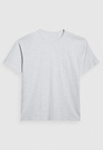 T-Shirt Uniseks 4F Oversize Koszulka z krótkim rękawem Szara 4FWSS25TTSHU1972