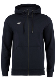 Bluza Męska 4F Z Kapturem Nieocieplana Sportowa Rozpinana Granatowa 4FSAW24TSWSM1787