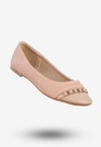 Baleriny Dziecięce Ekoskóra Buty Eleganckie Półbuty Różowe Qinba BL-10A