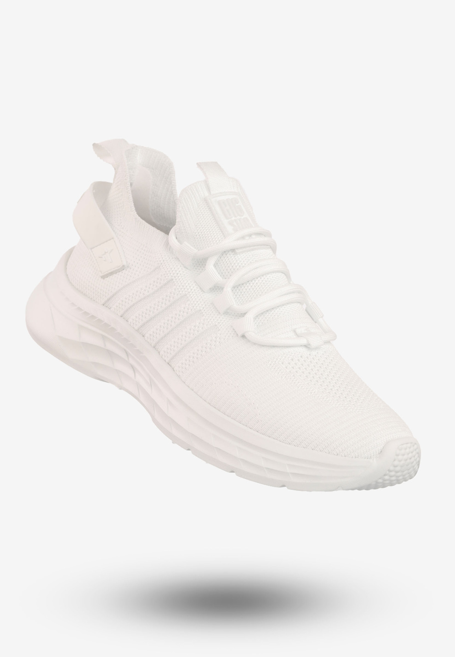 Sneakersy Męskie Buty Sportowe Wsuwane BIG STAR Białe RR174266