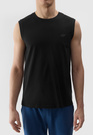 Koszulka Męska 4F Top T-shirt na ramiączkach Czarny 4FWSS24TSLEM075