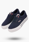 Trampki Damskie CROSS JEANS Granatowe Buty Materiałowe FF2R4003C