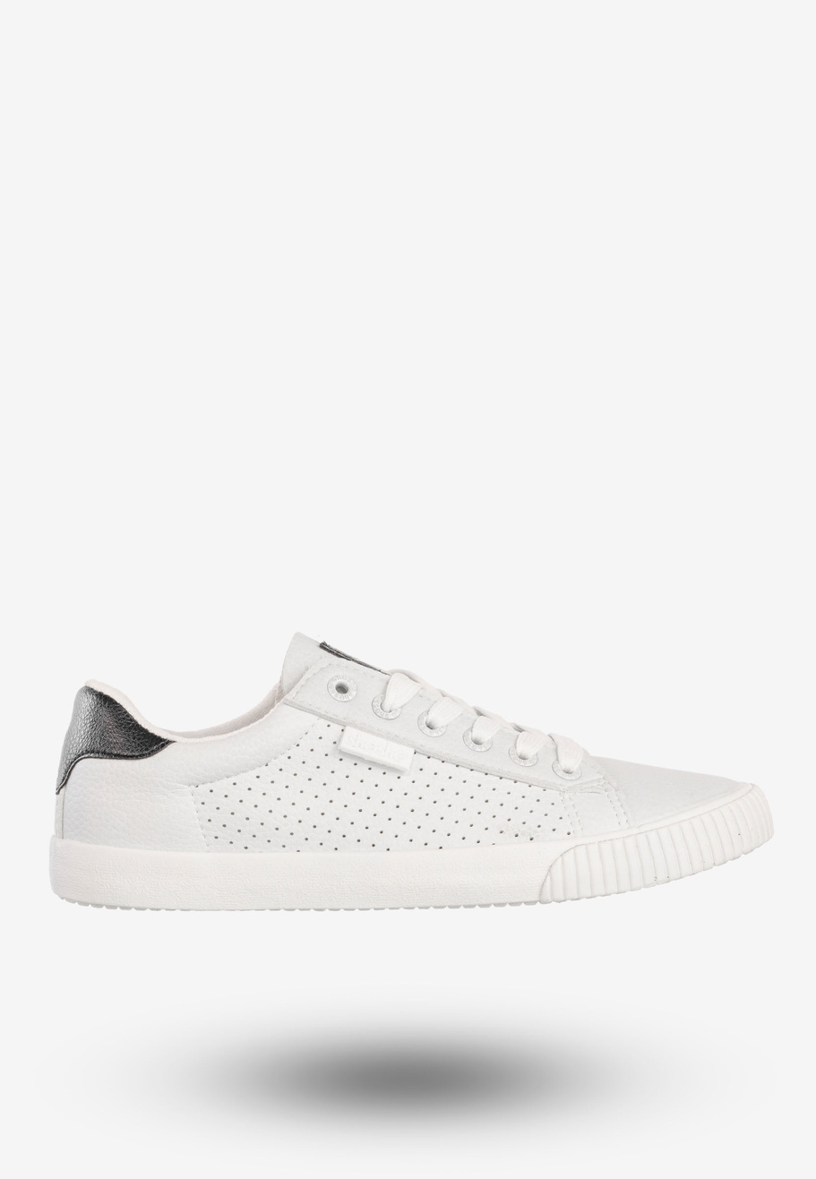 Tenisówki Damskie Ekoskóra Sneakersy Buty Półbuty Białe ShoSho