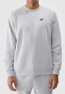 Bluza Dresowa Męska 4F Bez Kaptura Basic Szara 4FWMM00TSWSM1767