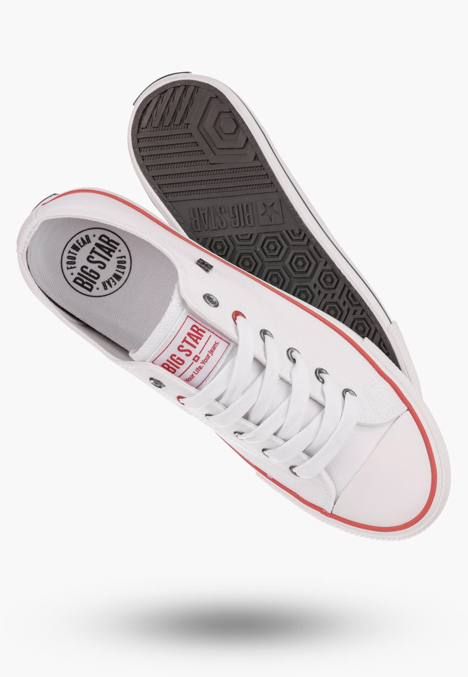 Trampki Big Star Białe Buty Męskie NN174301