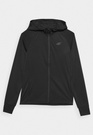 Bluza Damska 4F Treningowa Sportowa Rozpinana Czarna 4FWAW24TFSWF406
