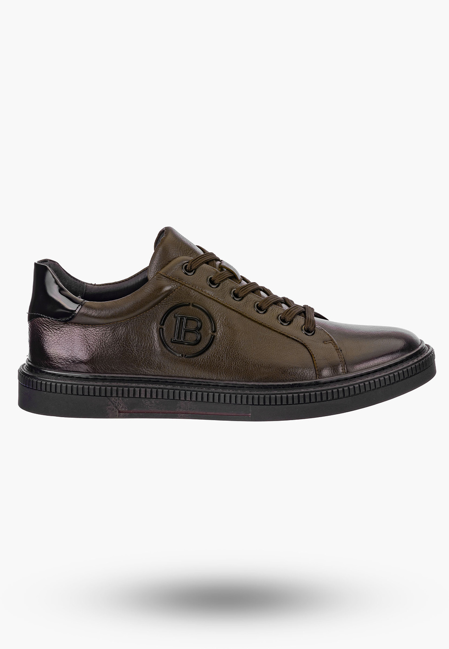 Buty Męskie JOHN DOUBARE Skórzane Brązowe Półbuty QA530D
