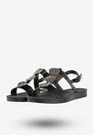 Sandały Damskie Ekoskóra Buty Eleganckie Na Lato Czarne Filippo DS6885/25BK