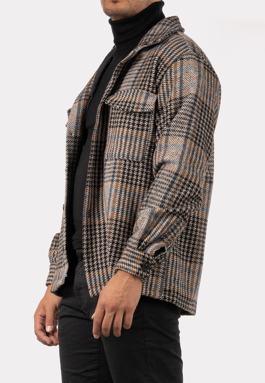Kurtka Męska Bluza rozpinana OVERSIZE z kołnierzem K-9-2024