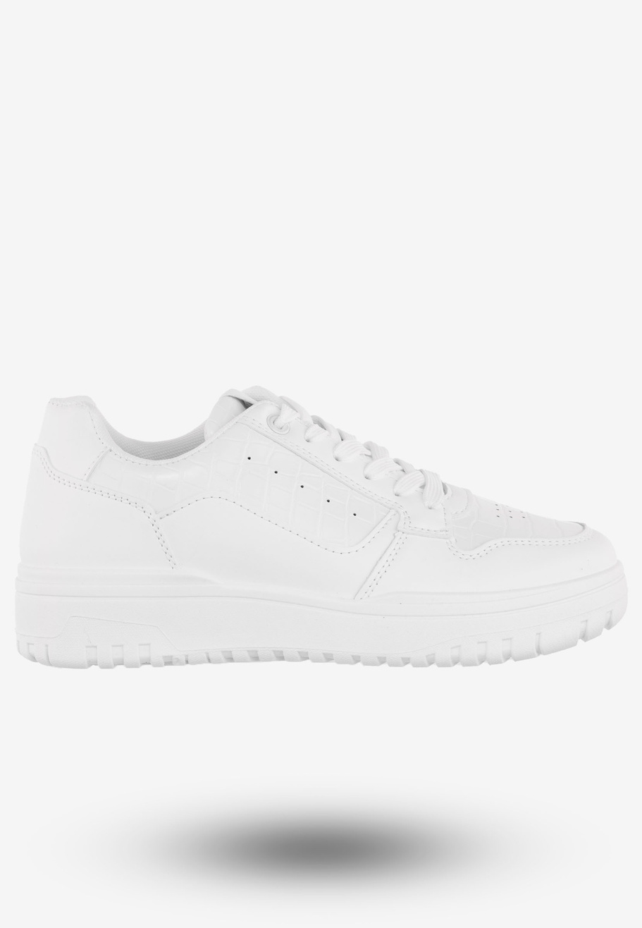 Sneakersy Damskie Ekoskóra Buty Sportowe McBraun Białe PL23263