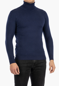 Golf Męski Slim Fit Granatowy