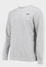 Bluza Męska 4F Szara bez kaptura Sportowa Nierozpinana BASIC 4FSS23TSWSM0705