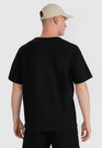 T-Shirt Uniseks 4F Oversize Koszulka z krótkim rękawem Czarna 4FWSS25TTSHU1972