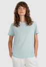 Koszulka Damska 4F T-shirt Regular Gładki Miętowy 4FWAW25TTSHF2970