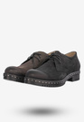 Półbuty Damskie Buty Skórzane Eleganckie Czarne Rammit 1225/17