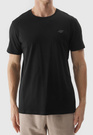 Koszulka Męska 4F Sportowy T-shirt Czarny Regular TTSHM1154