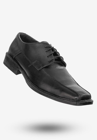 Półbuty Wizytowe Męskie Buty Eleganckie Skórzane Activ Czarne kom