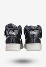Sneakersy Dziecięce Buty Zimowe Na Rzepy Wysokie Granatowe